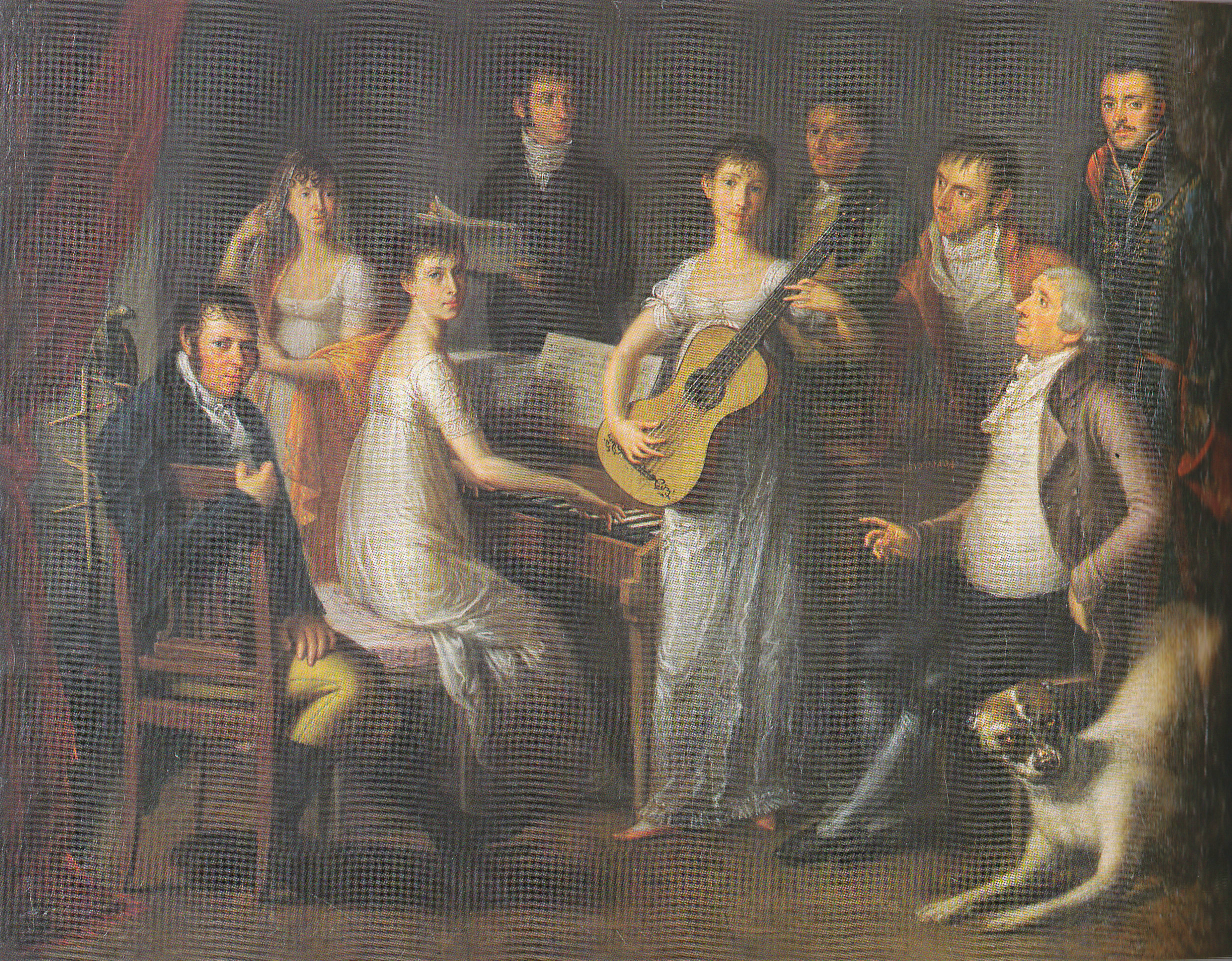 Hausmusik. Malfatti-familien ca. 1810